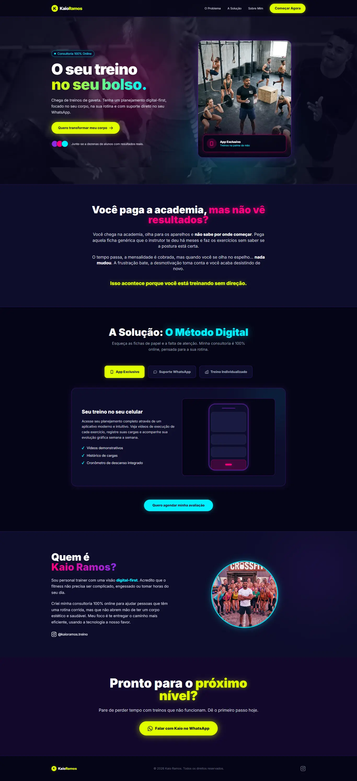 Exemplo de Site